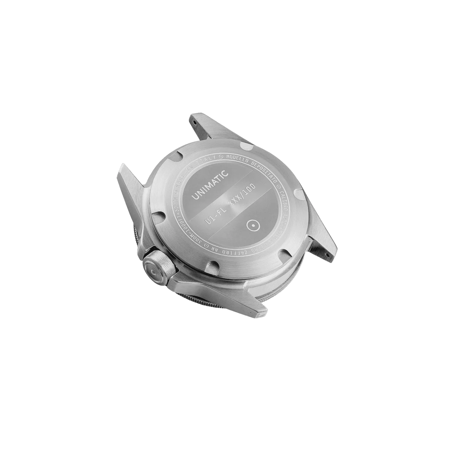 Unimatic Modello Uno U1-FL duikhorloge wit-full-lume automaat