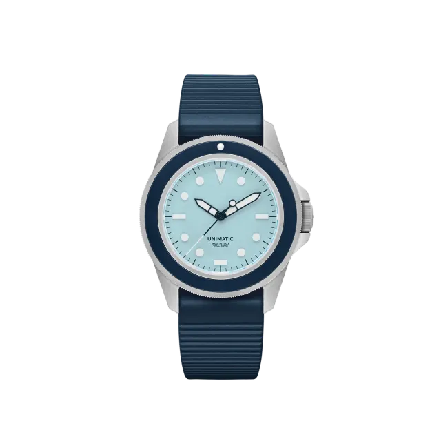 Unimatic Modello Uno UT1-IPP duikhorloge blauw 41,5mm