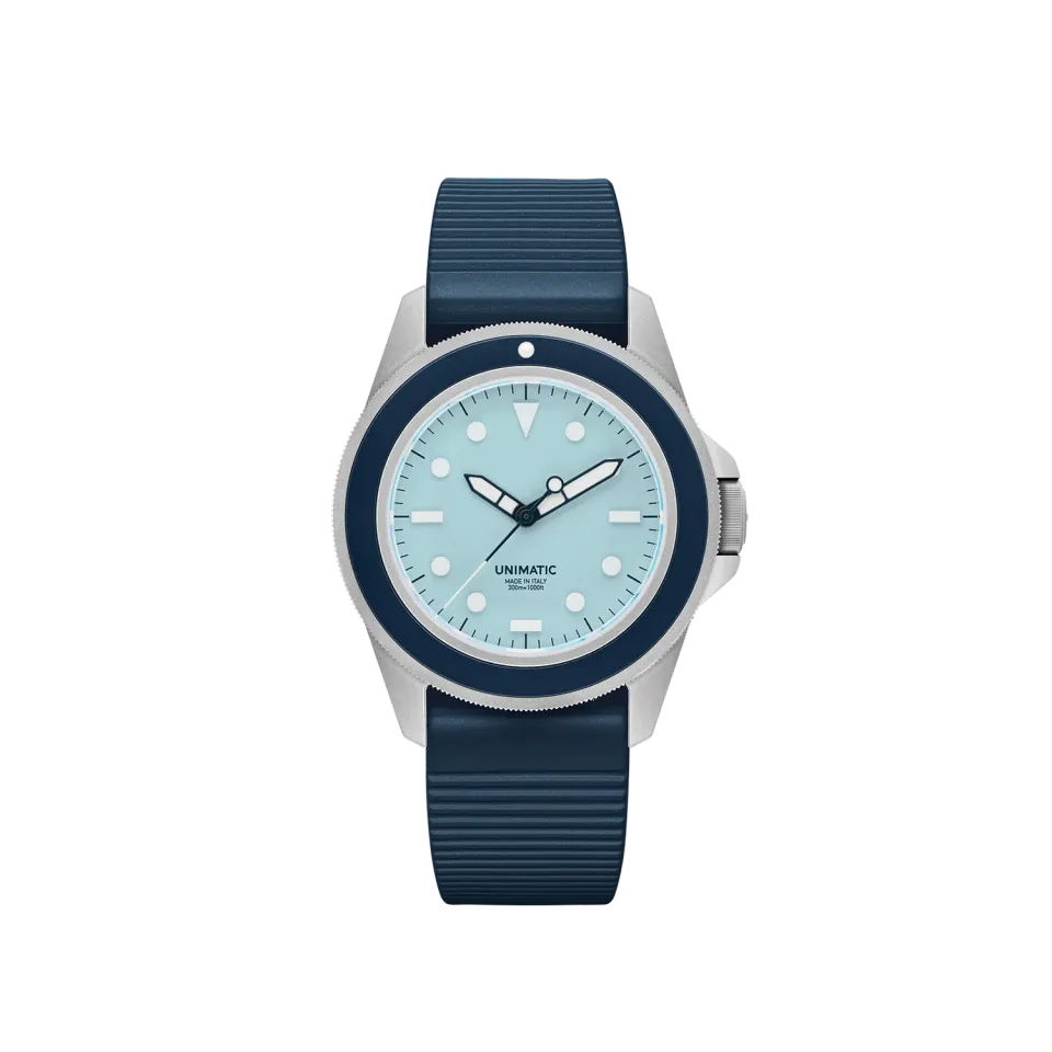 Unimatic Modello Uno UT1-IPP duikhorloge blauw 41,5mm