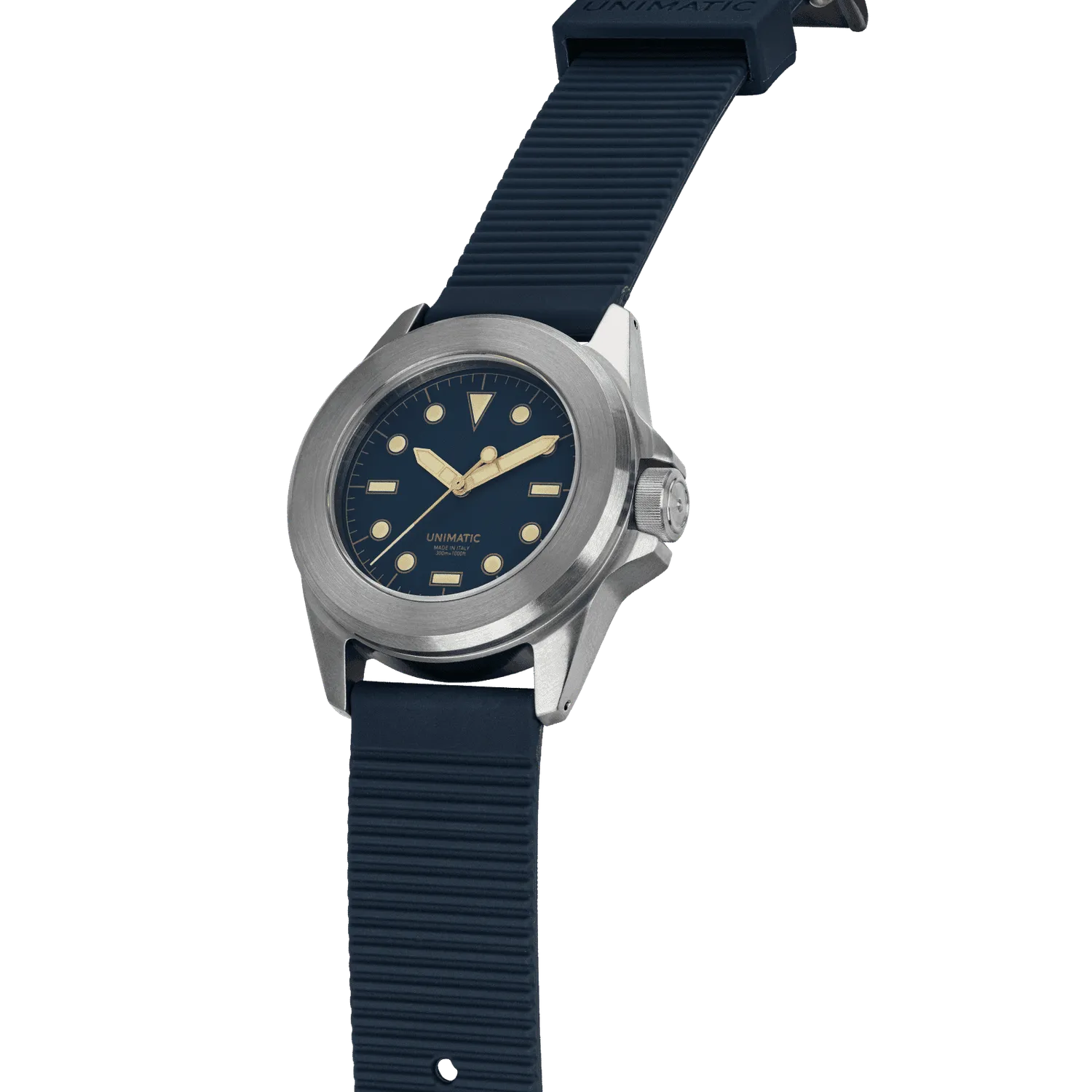 Unimatic Modello Quattro U4S-8N horloge blauw automaat slim