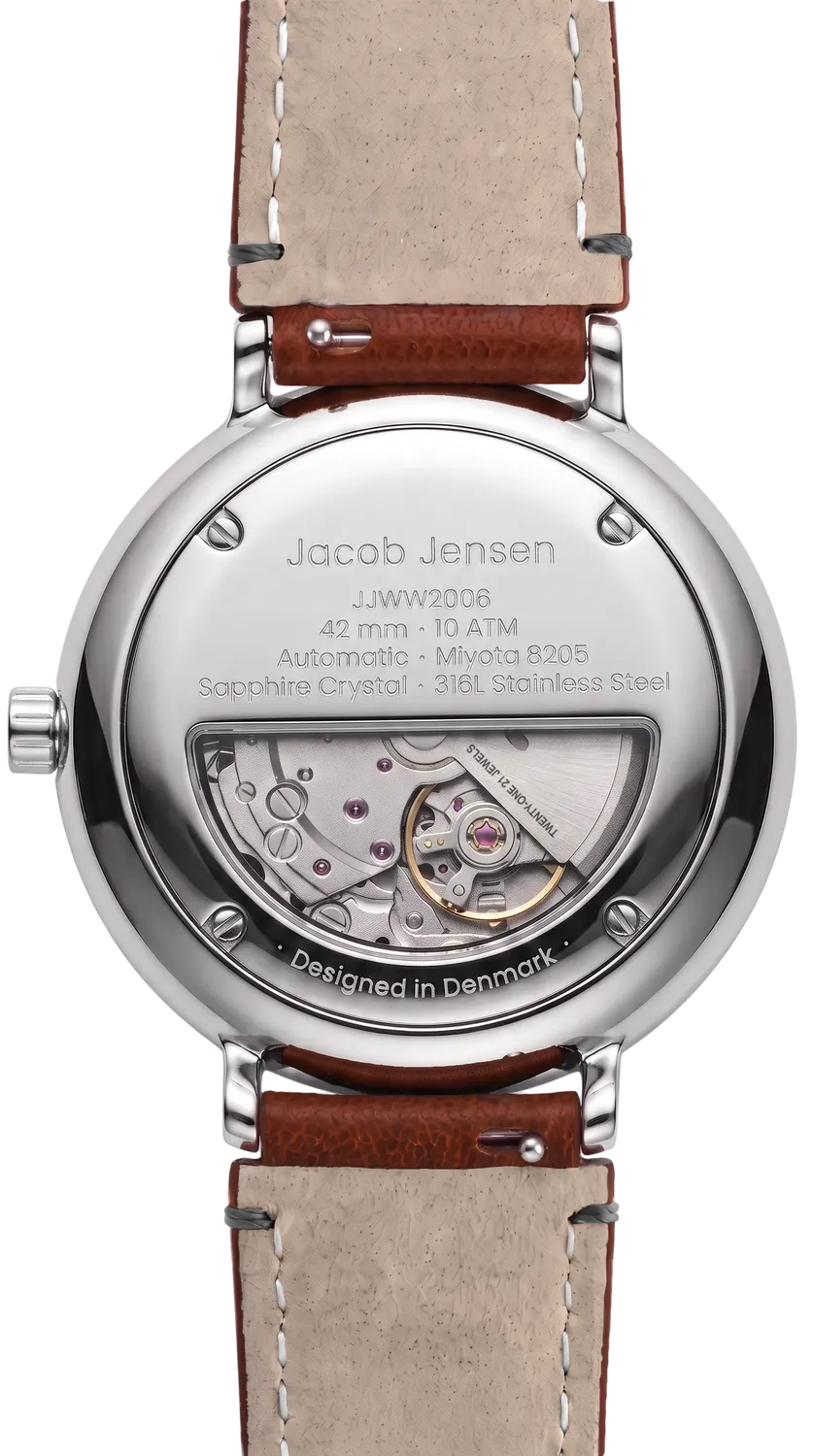 Jacob Jensen Aekvator 2006 horloge warmgrijs