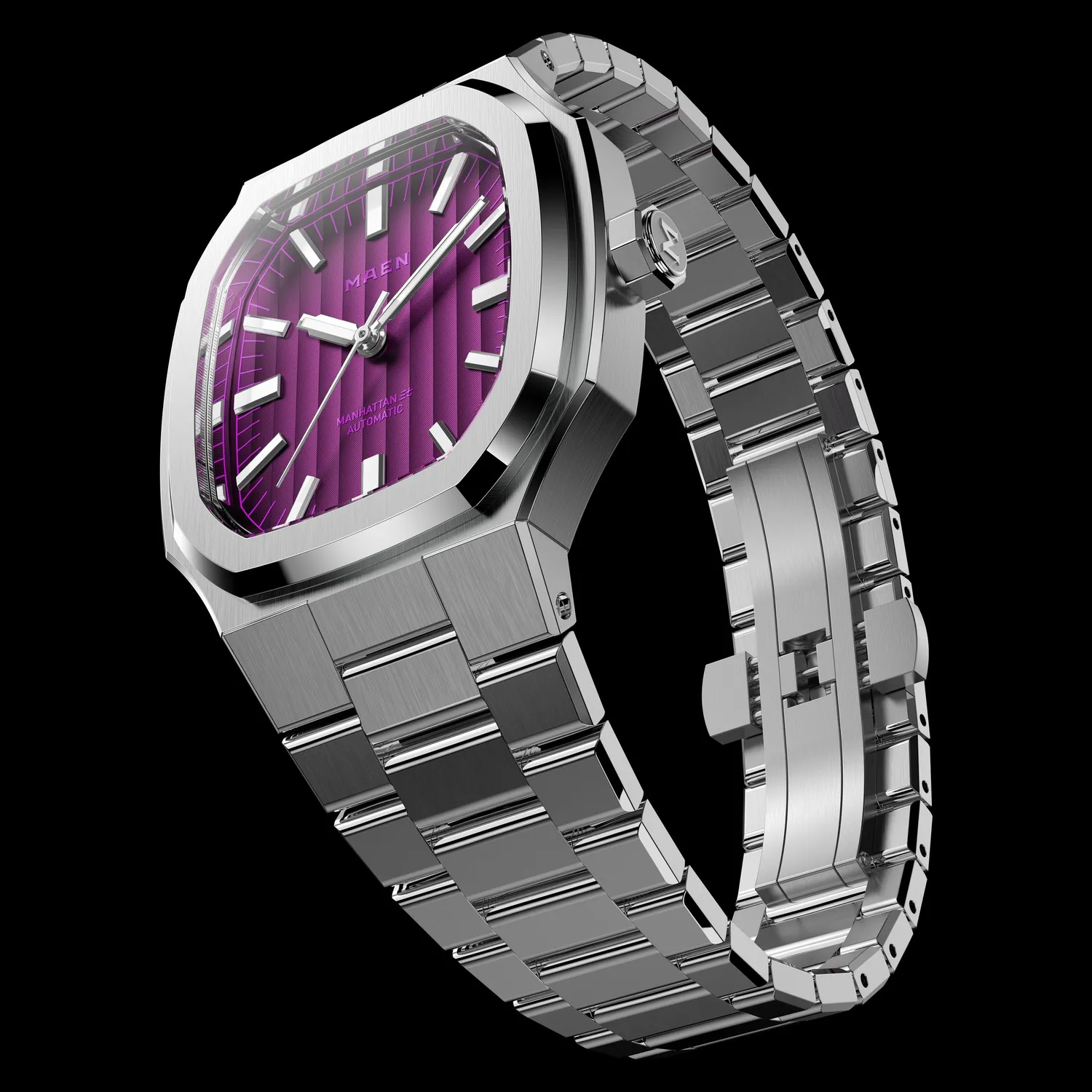 Maen Manhattan 37 MHV.02 horloge staal