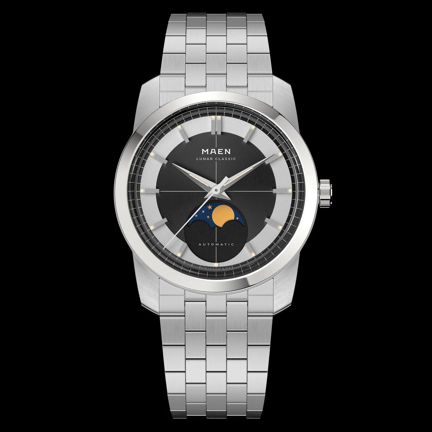 Maen Lunar Classic 36 M7.1.4 horloge moonphase