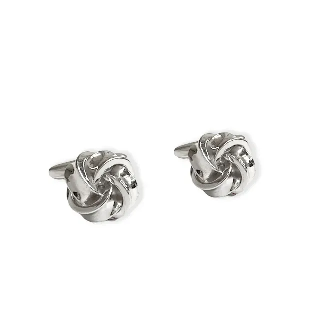 Juwelier Ripassa manchetknopen zilver knoop