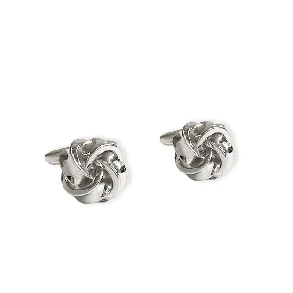 Juwelier Ripassa manchetknopen zilver knoop