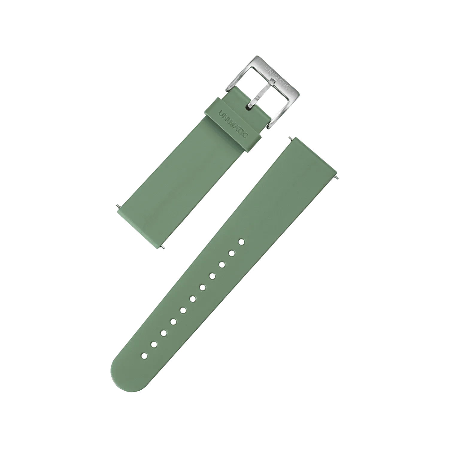 Unimatic TPU horlogebandje 22mm zwart