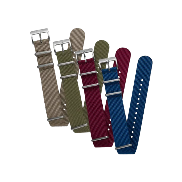 Unimatic NATO Nylon Fabric Strap Set horlogebandjes 4 stuks