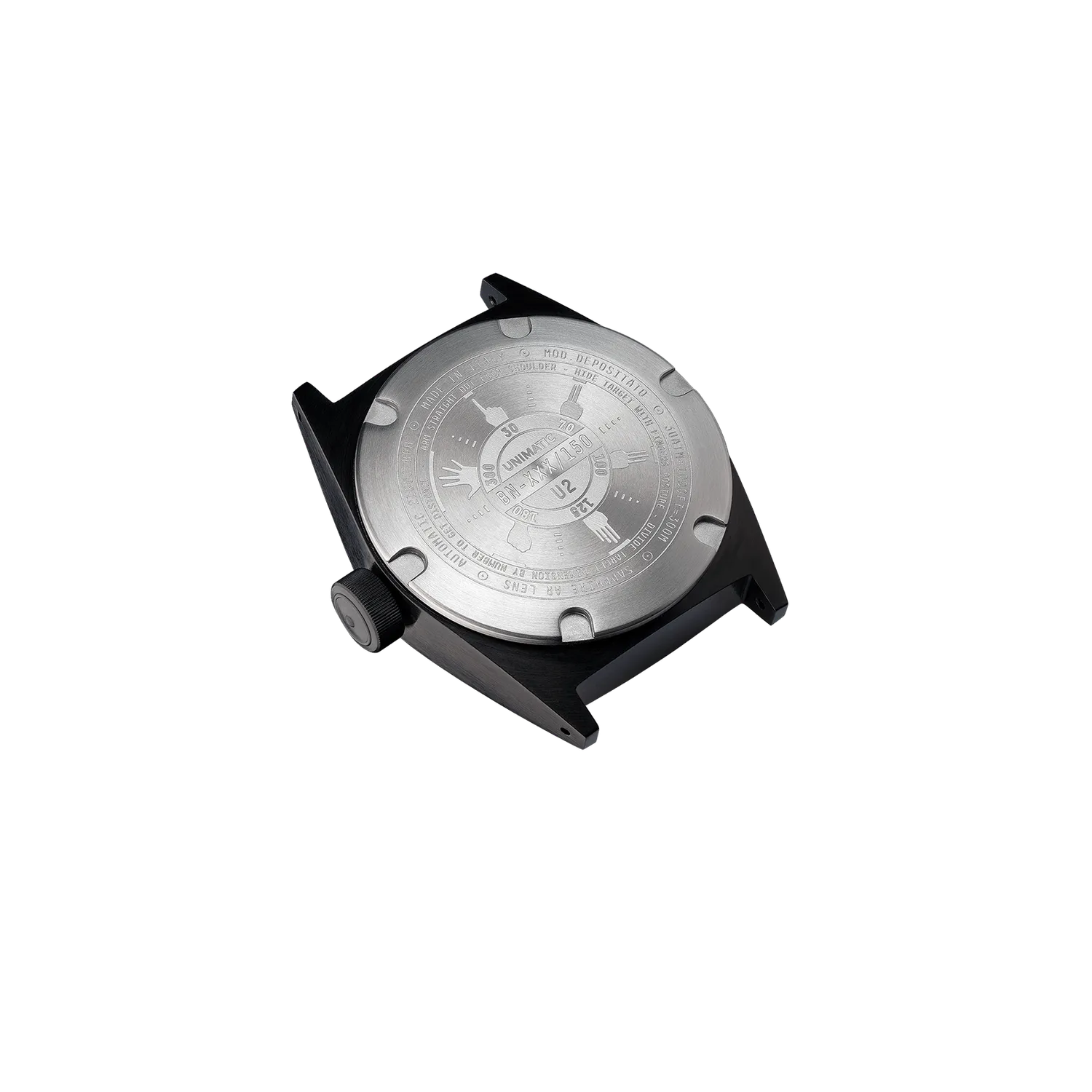 Unimatic Modello Due U2-BN veldhorloge zwart 38,5mm