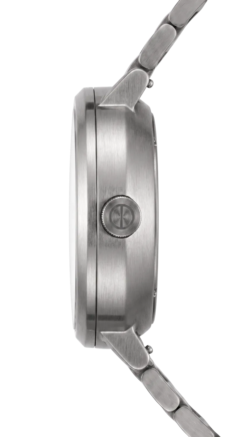 Jacob Jensen Aekvator 1007 horloge blauw staal 42 mm