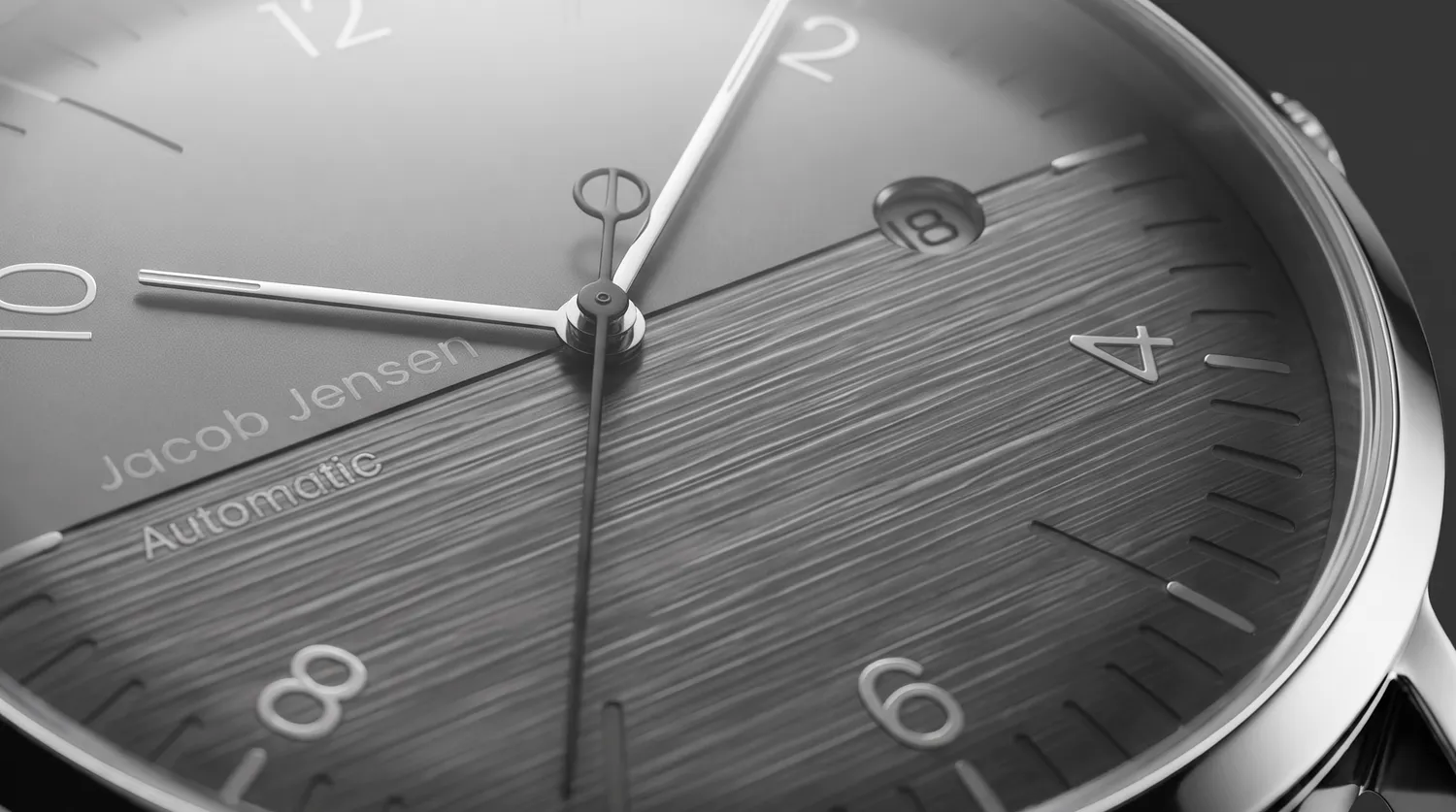 Jacob Jensen Aekvator 2006 horloge warmgrijs