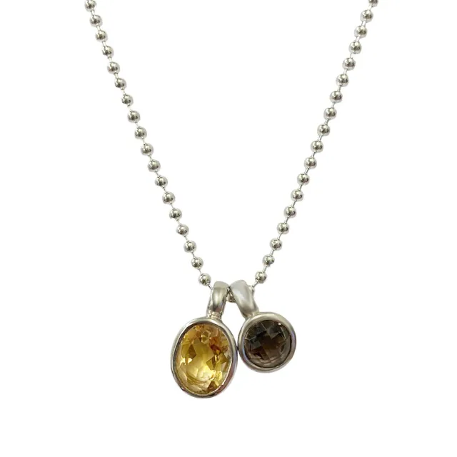 Juwelier Ripassa collier zilver echte edelstenen