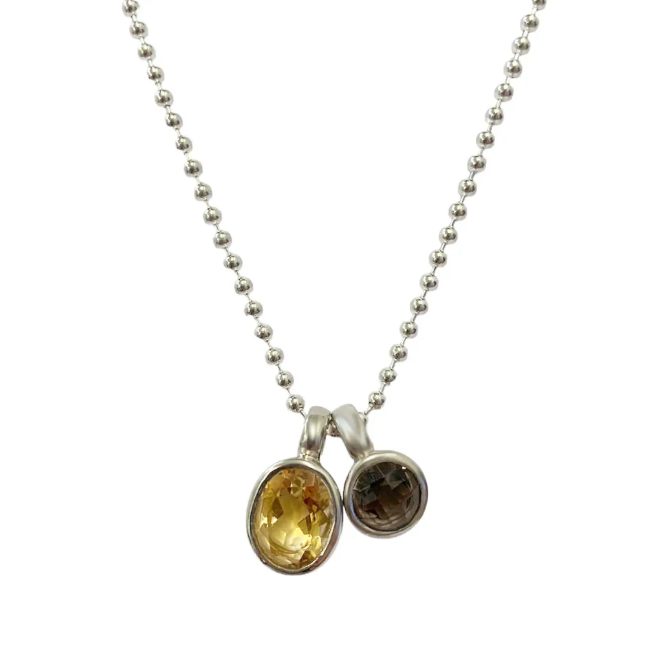 Juwelier Ripassa collier zilver echte edelstenen
