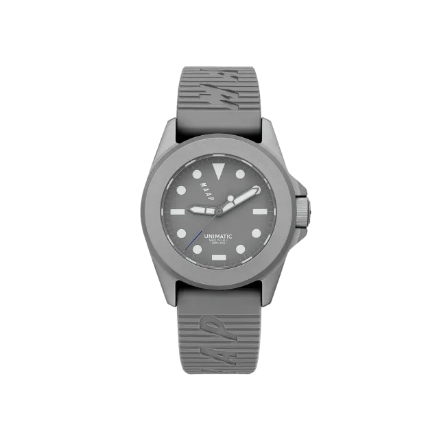 Unimatic Modello Quattro UT4-T-M horloge titanium grijs