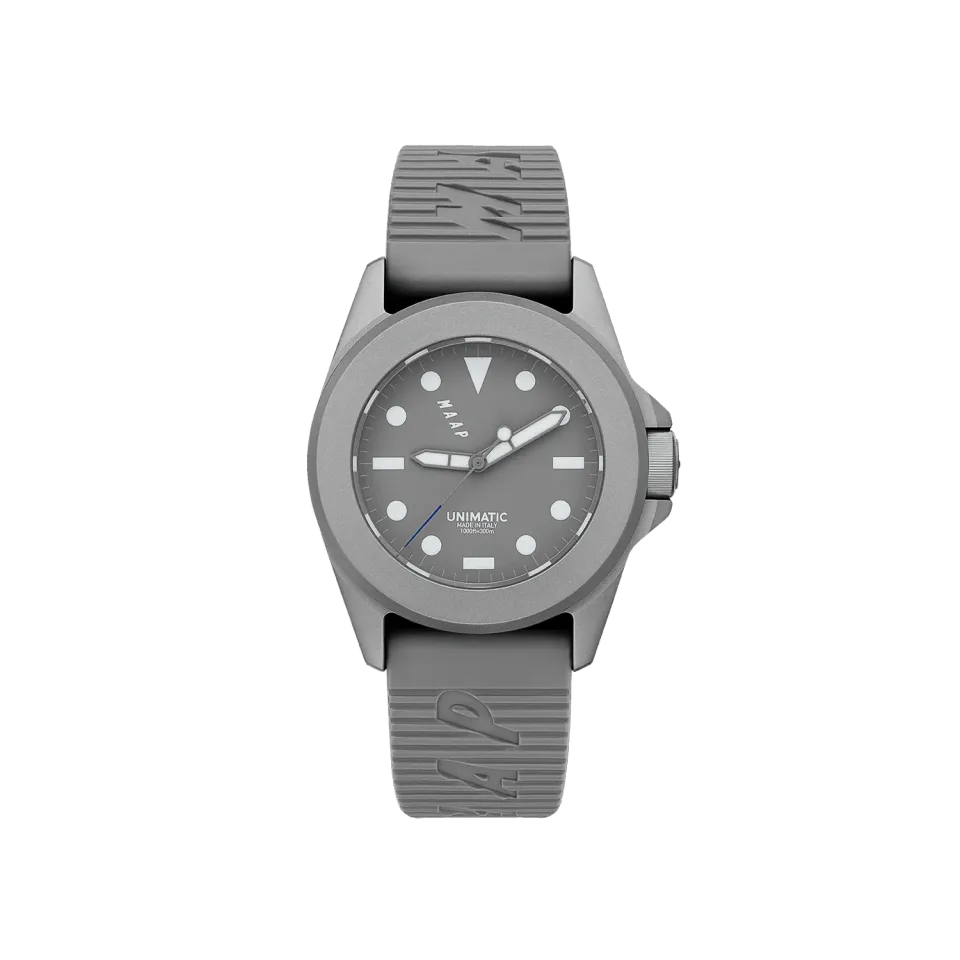 Unimatic Modello Quattro UT4-T-M horloge titanium grijs