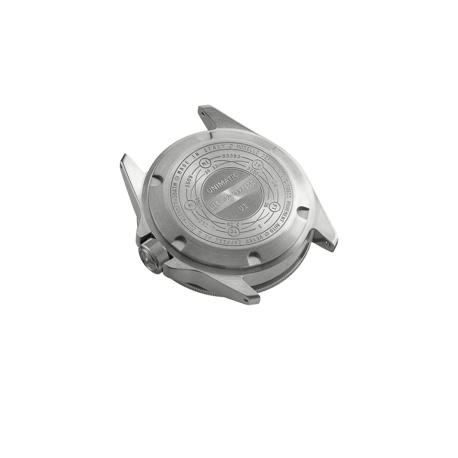 Unimatic Modello Uno U1S-MP duikhorloge zwart automaat