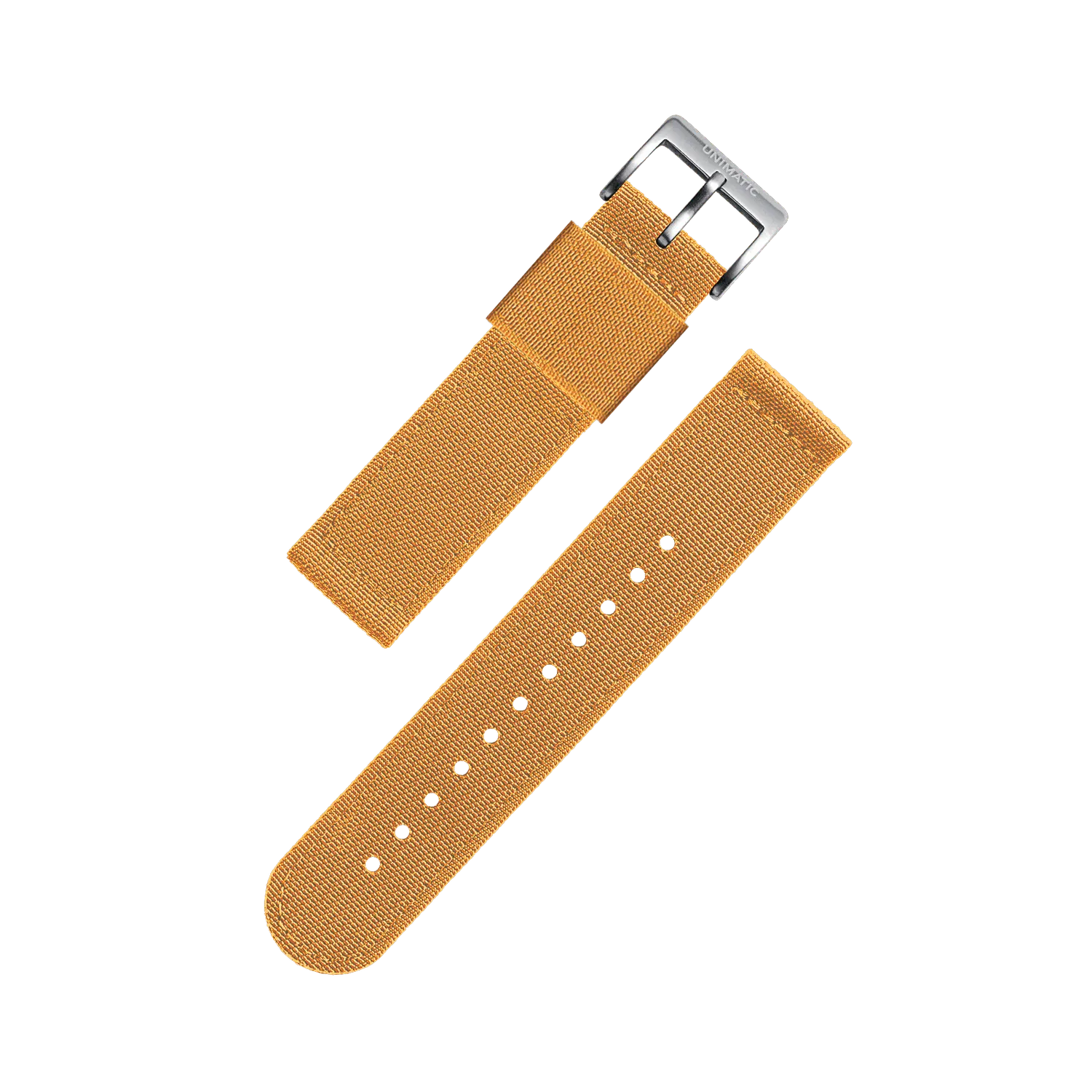 Unimatic Two-Piece Nylon Fabric Strap Set horlogeband 2 stuks