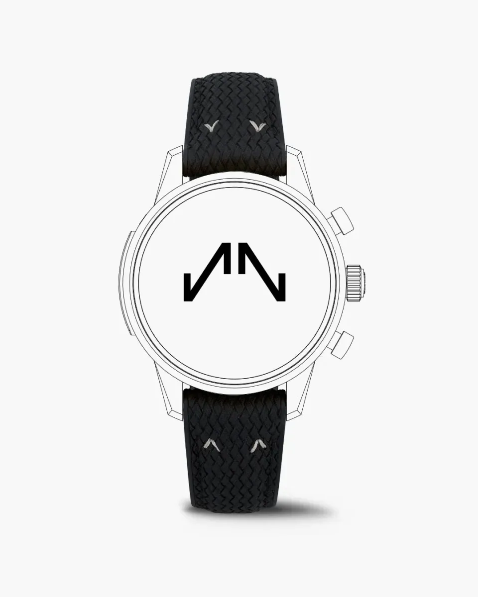 Norqain Freedom 60 Chrono horlogebandje zwart perlon rubber