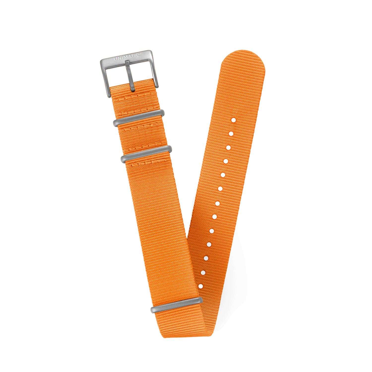 Unimatic Nato nylon horlogeband 22mm oranje ballistic