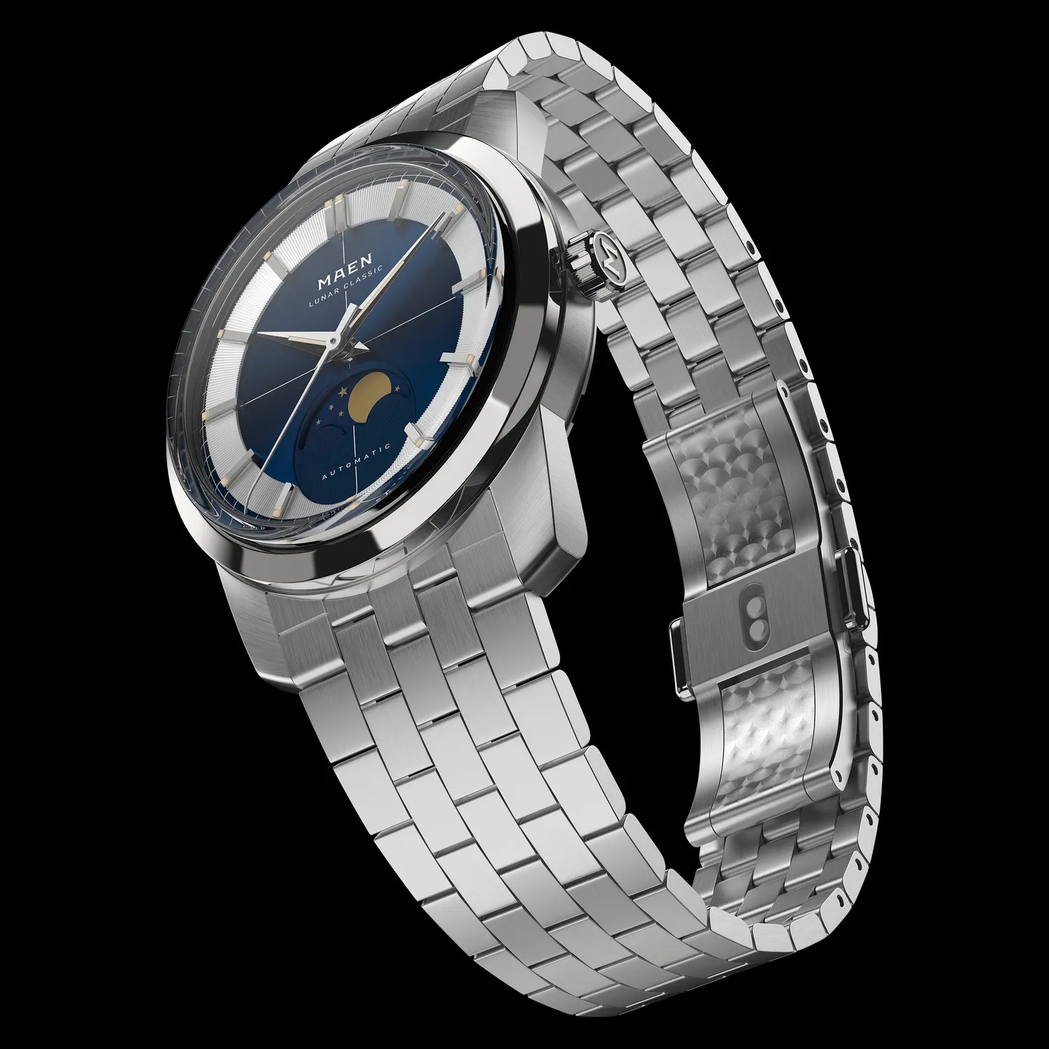 Maen Lunar Classic M7.1.2 horloge 36mm maanfase