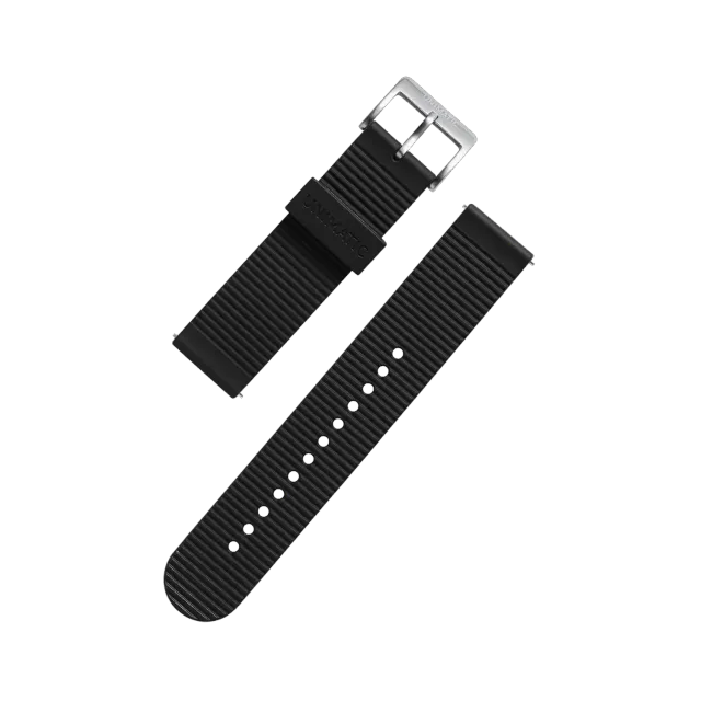 Unimatic Two-Piece TPU horlogeband 22mm blauw reflex