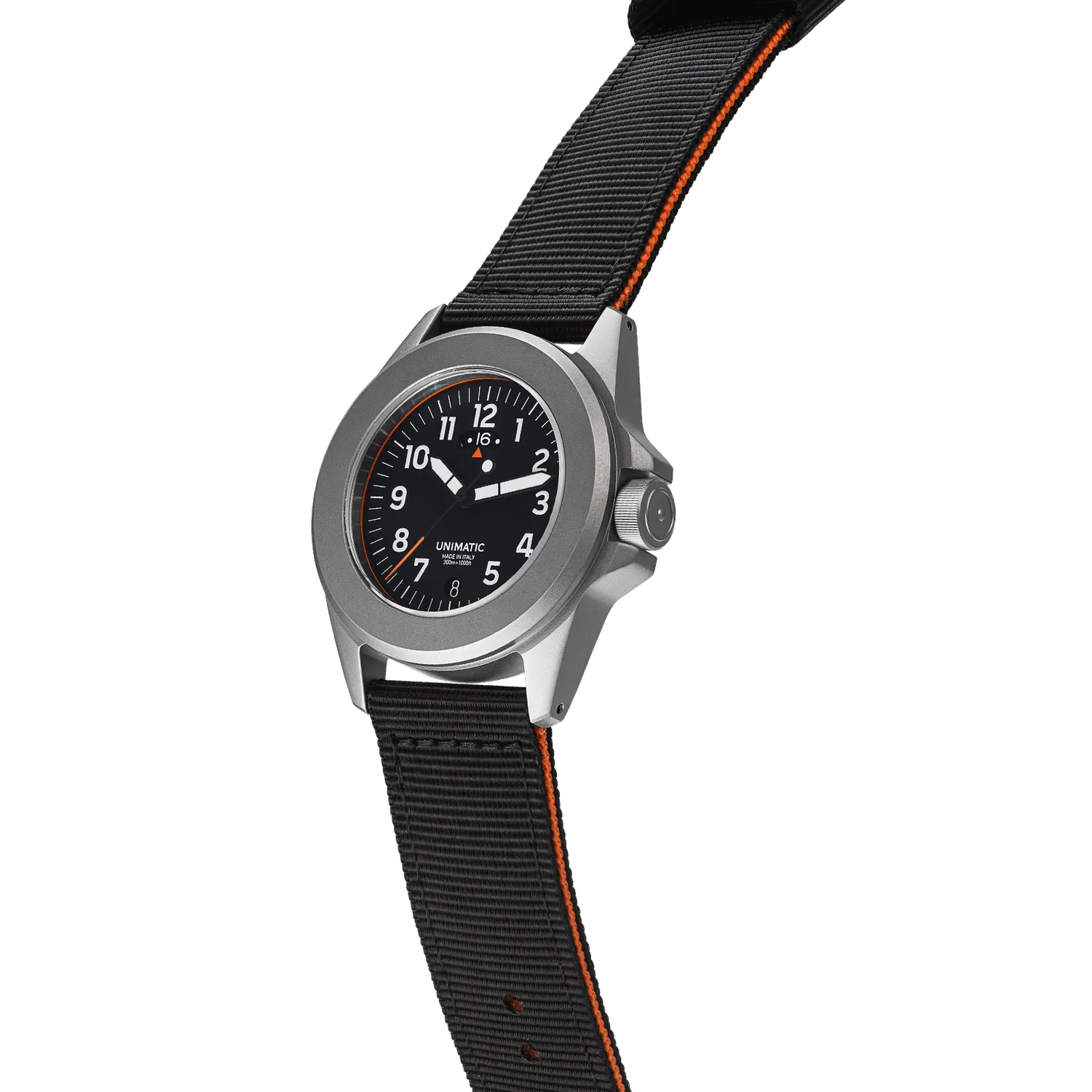 Unimatic Modello Quattro UT4-U-TI-GMT GMT-horloge 40mm titanium