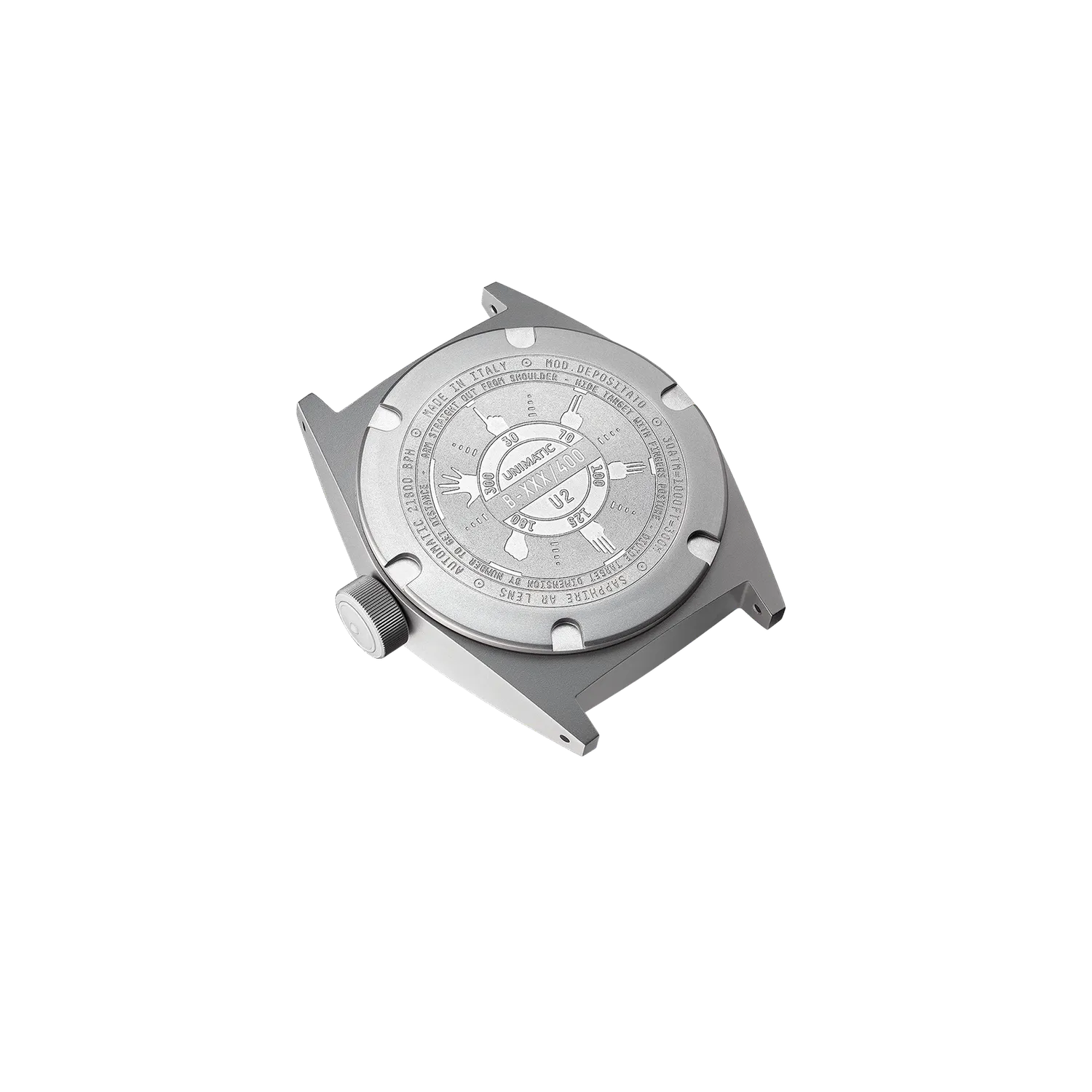 Unimatic Modello Due U2-B horloge 38,5mm zwart