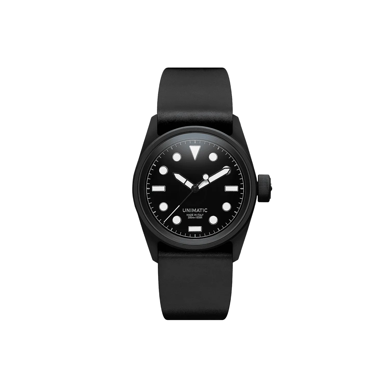 Unimatic Modello Cinque U5S-BLN horloge zwart 36mm