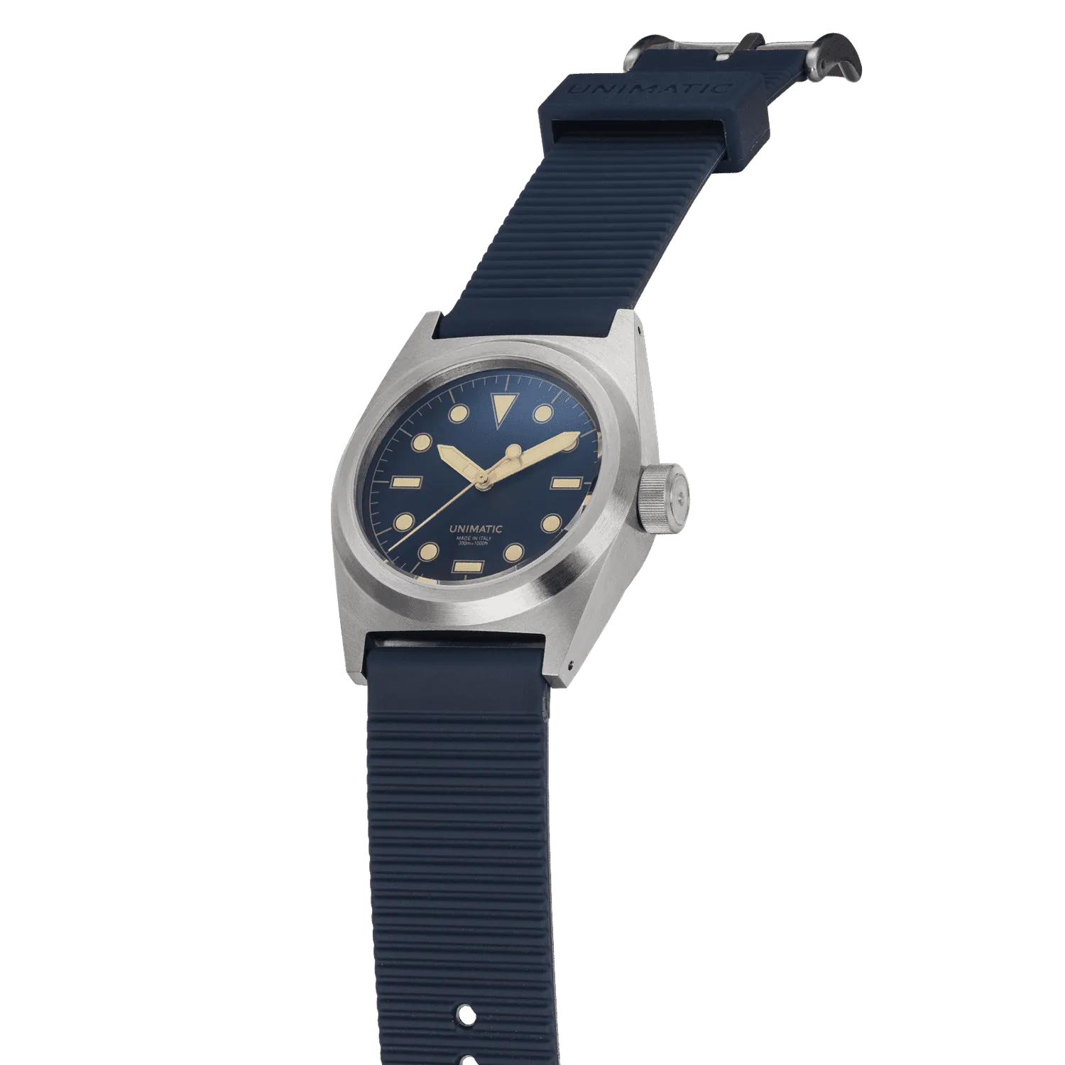 Unimatic Modello Due U2S-8N horloge blauw fieldwatch
