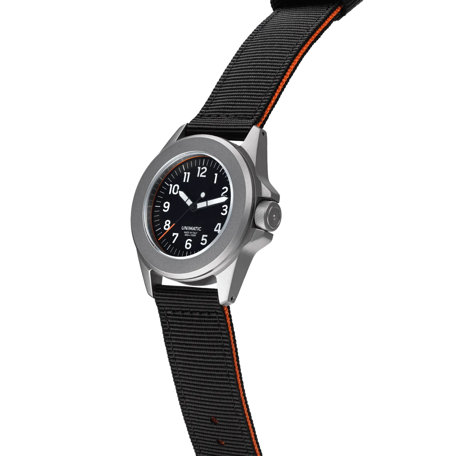 Unimatic Modello Quattro UT4-U-TI GMT horloge zwart