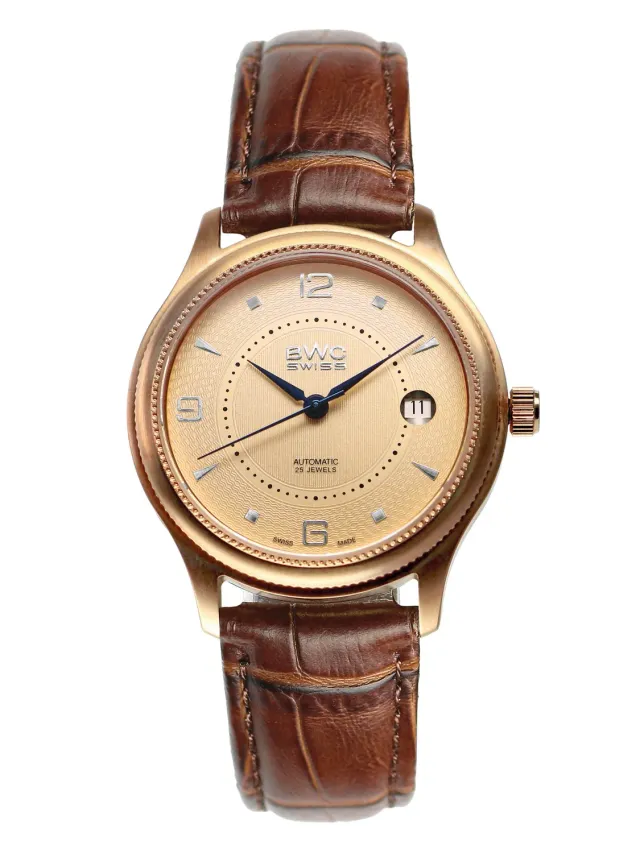 BWC-Swiss ETA 2892.A2 20015.57.15 automatisch horloge champagne