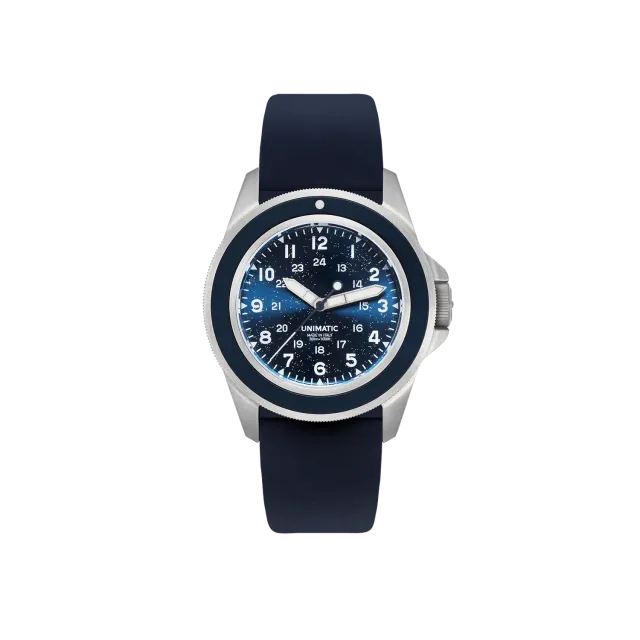 Unimatic Modello Uno U1-SFM duikhorloge blauw 300m