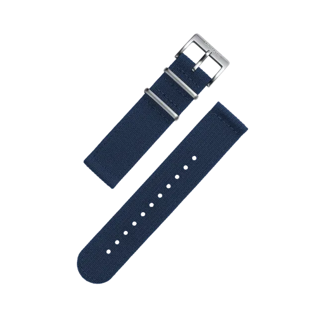 Unimatic Seatbelt horlogeband 22mm zwart nylon