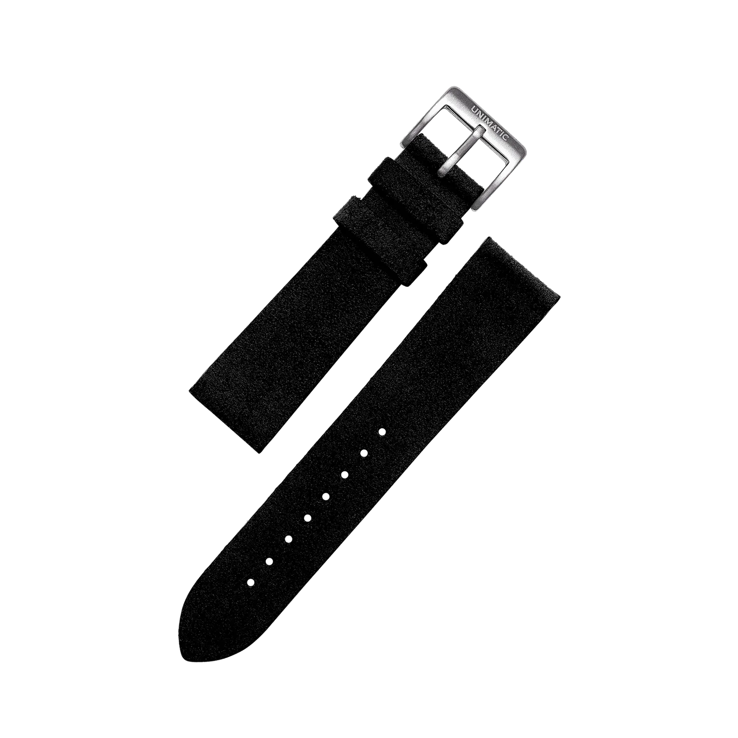 Unimatic Suede horlogebandje 22mm zand leer