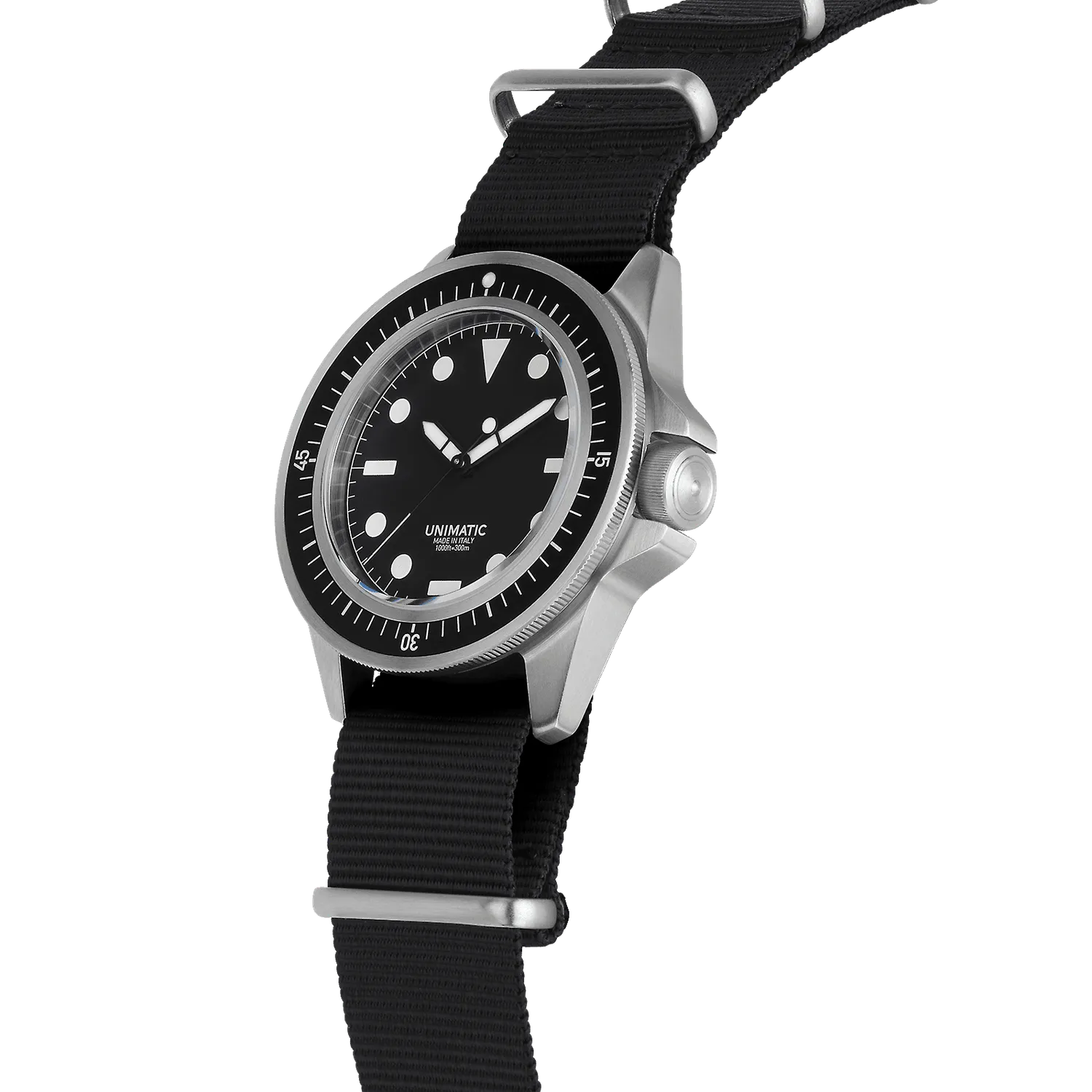 Unimatic Modello Uno U1-F horloge 40mm zwart
