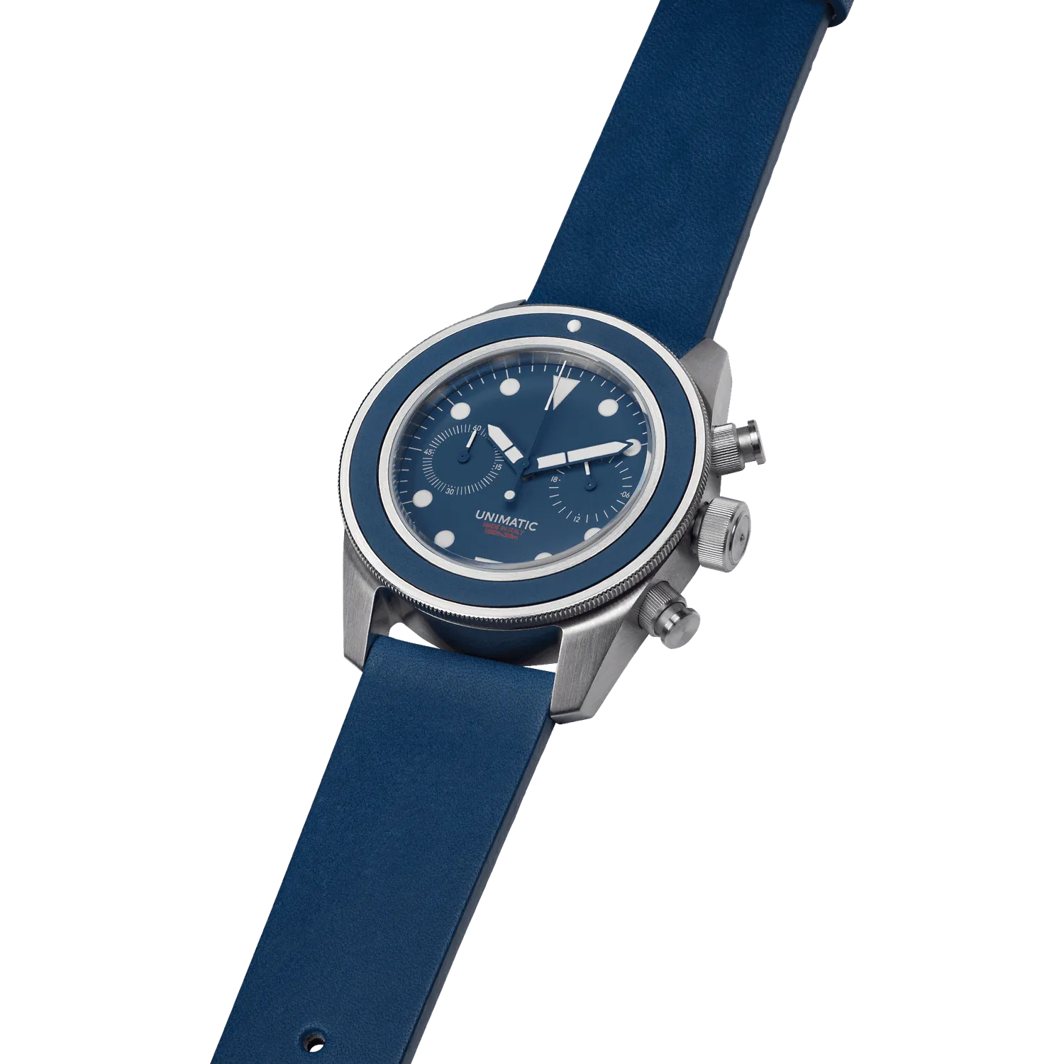 Unimatic Modello Tre U3-FFF chrono 40mm blauw