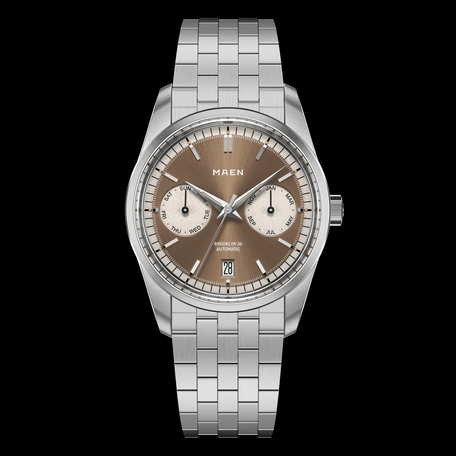 Maen Brooklyn 36 M5.1.6 horloge dagelijks staal