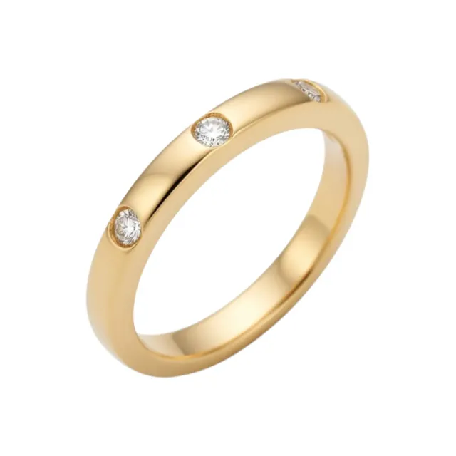 Juwelier Ripassa ring geel goud diamanten