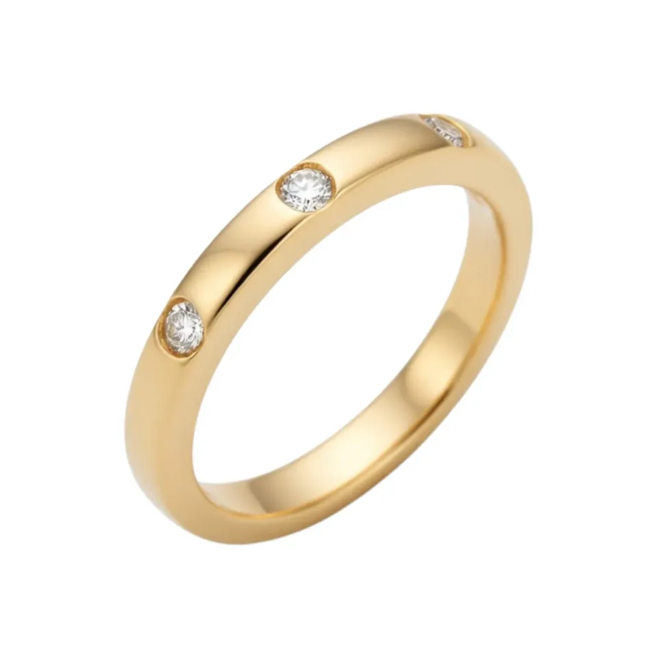 Juwelier Ripassa ring geel goud diamanten