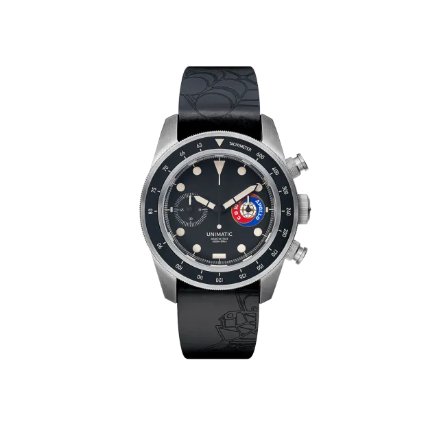 Unimatic Modello Tre U3-AS horloge zwart 40mm