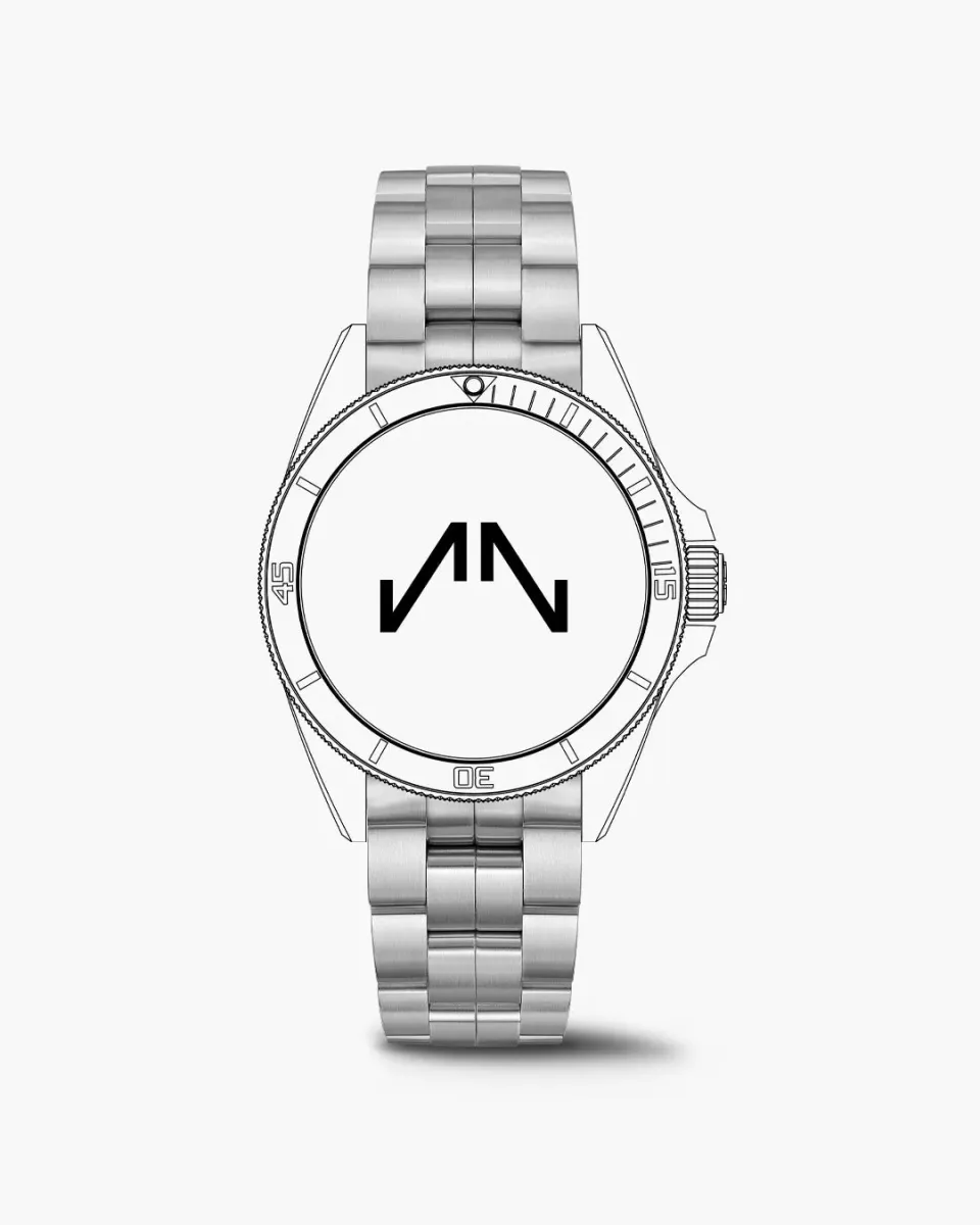Norqain Neverest 40mm horlogeband satijn staal