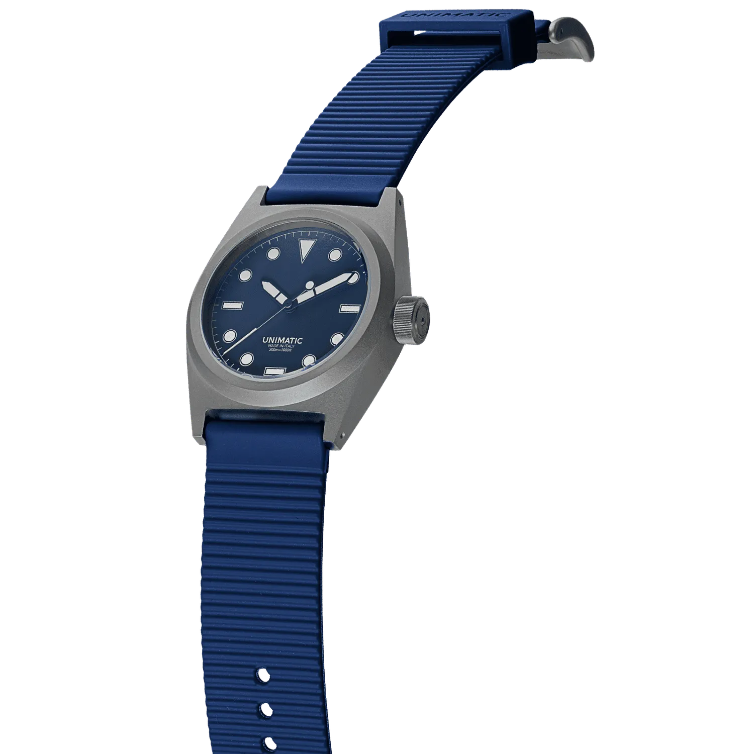 Unimatic Modello Due U2S-T-MP horloge titanium blauw