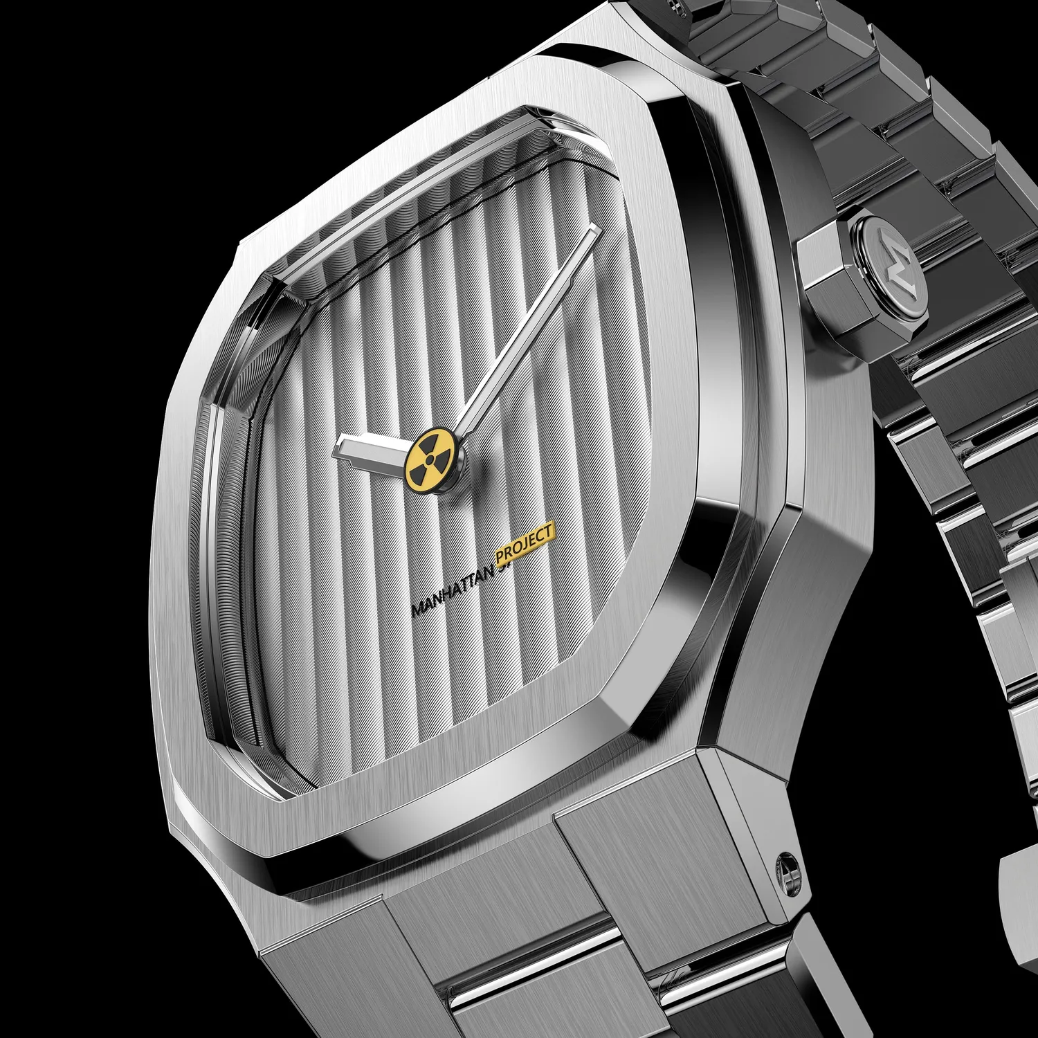 Maen Manhattan 37 MSS.02 horloge staal
