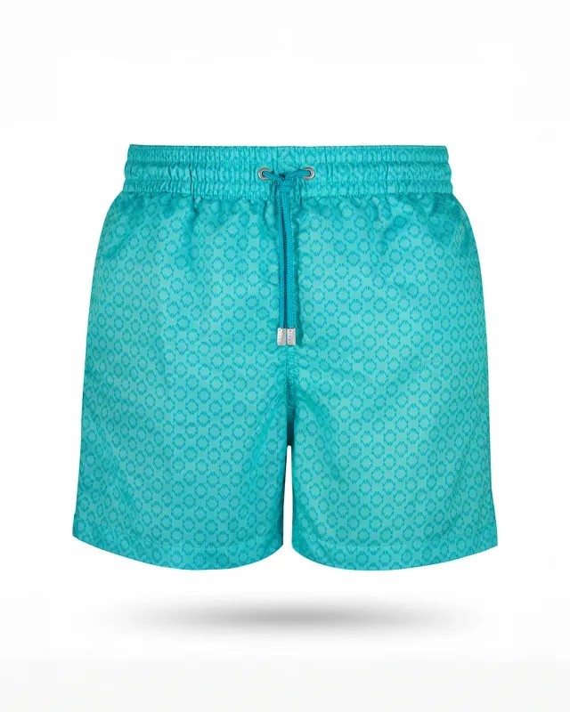 Norqain kinderzwembroek turquoise gerecycled 8 jaar