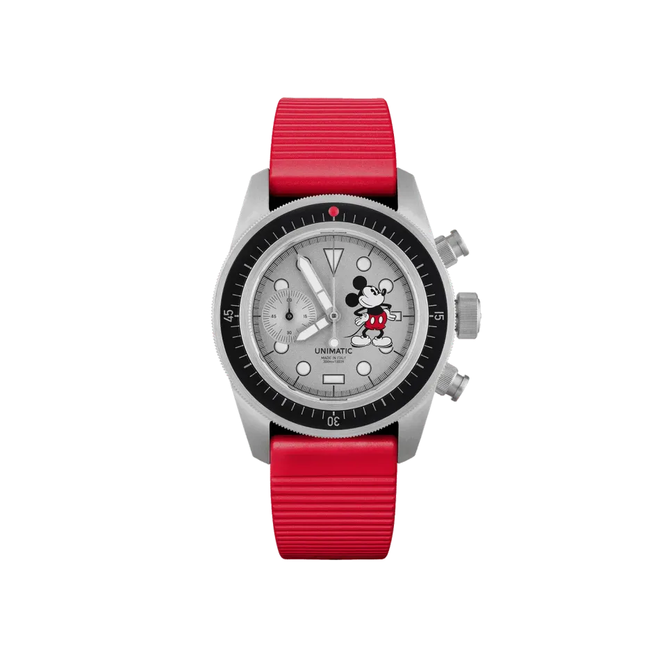 Unimatic Modello Tre U3-HS horloge zilver 40mm