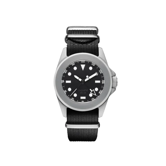 Unimatic Modello Quattro U4-GMT-AEB Horloge Zwart