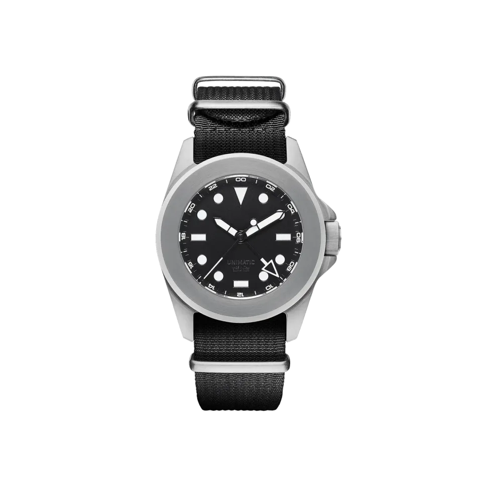 Unimatic Modello Quattro U4-GMT-AEB Horloge Zwart