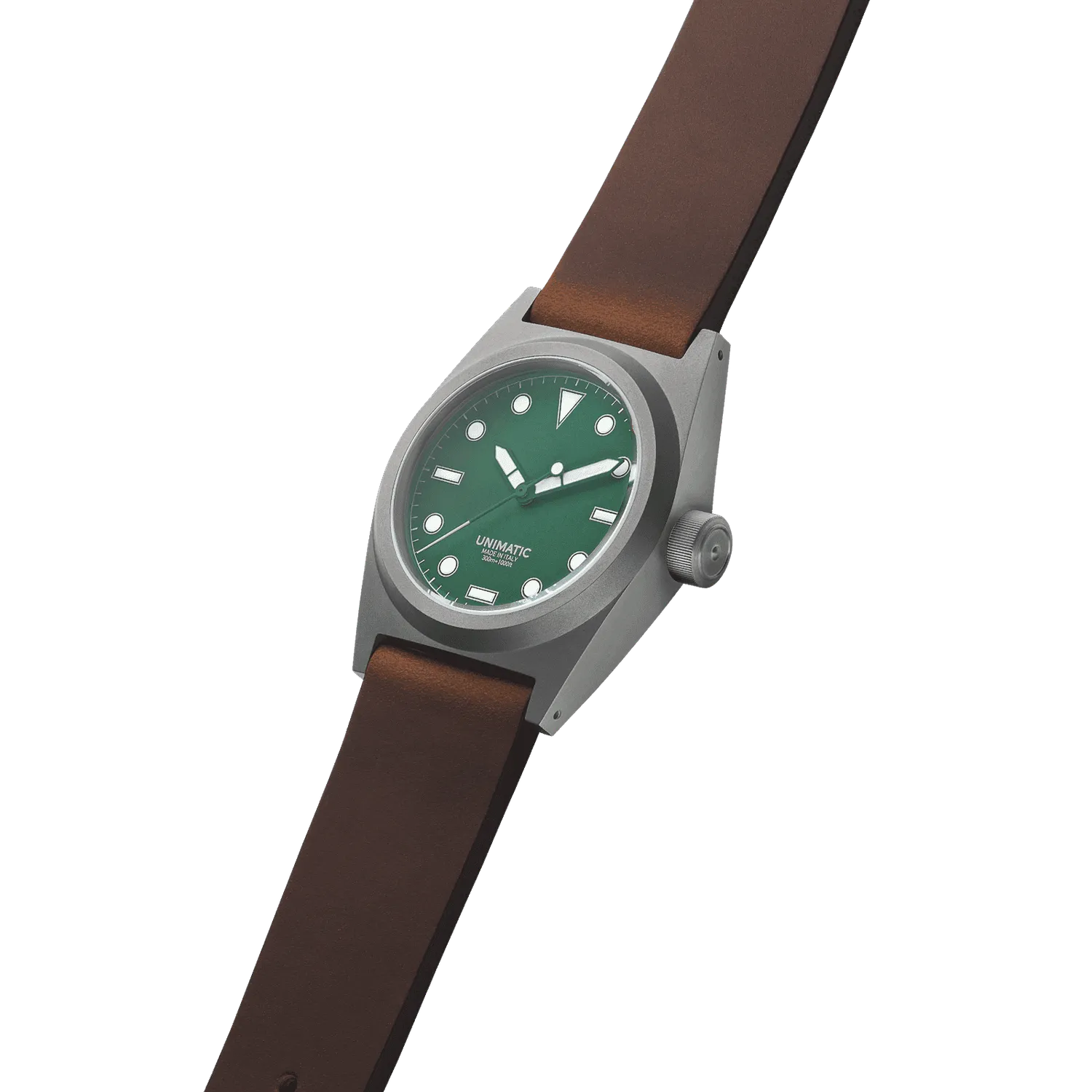 Unimatic Modello Due U2S-T-L horloge titanium groen