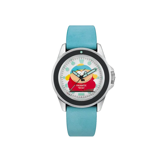 Unimatic Modello Uno U1-EC duikhorloge South Park wit