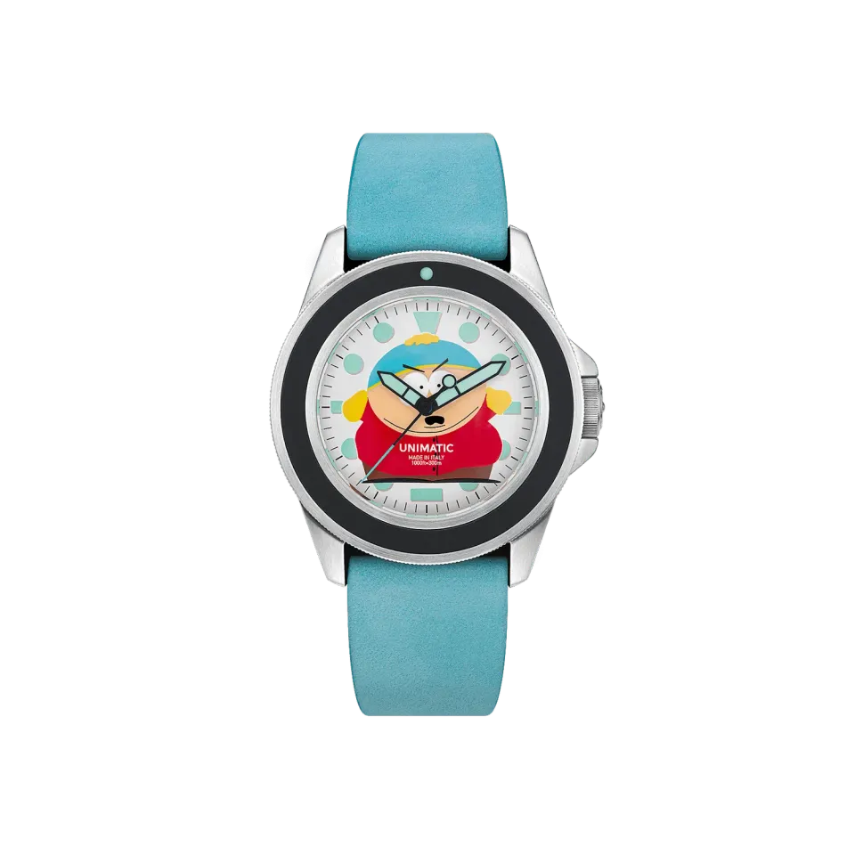 Unimatic Modello Uno U1-EC duikhorloge South Park wit