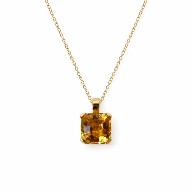 Juwelier Ripassa hanger geel goud citrien